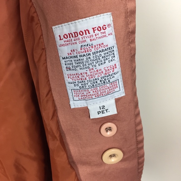 Vintage London Fog Maincoats Trench - Picture 6 of 7